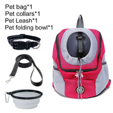 Load image into Gallery viewer, Pet Travel Carrier Backpack Bag