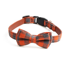 Load image into Gallery viewer, Plaid Bowknot Small Pet Necklace