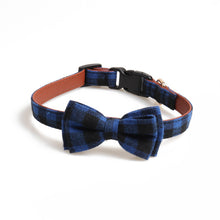 Load image into Gallery viewer, Plaid Bowknot Small Pet Necklace