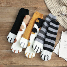 Load image into Gallery viewer, Cat Paw Print Socks