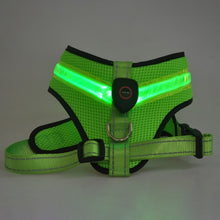Load image into Gallery viewer, LED Dog Harness Vest USB charging