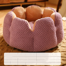 Load image into Gallery viewer, Warm Cactus Petal Pet Nest Bed