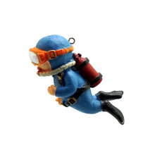 Load image into Gallery viewer, Resin Frogman Aquarium Ornament