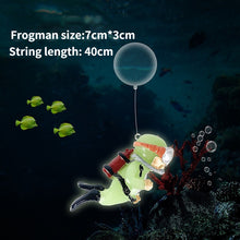 Load image into Gallery viewer, Resin Frogman Aquarium Ornament