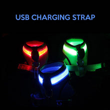 Load image into Gallery viewer, LED Dog Harness Vest USB charging