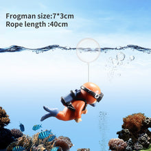 Load image into Gallery viewer, Resin Frogman Aquarium Ornament