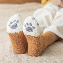 Load image into Gallery viewer, Cat Paw Print Socks