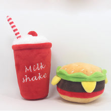 Load image into Gallery viewer, Hamburger Pet Plush Toy